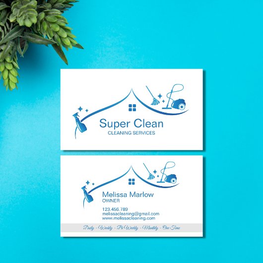 Carte De Visite Services de nettoyage professionnel