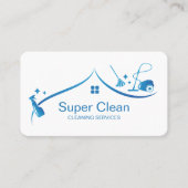 Carte De Visite Services de nettoyage professionnel (Devant)