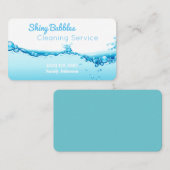 Carte De Visite Services de nettoyage professionnel de conception (Devant / Derrière)