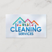 Carte De Visite Services de nettoyage professionnel de maison (Devant)