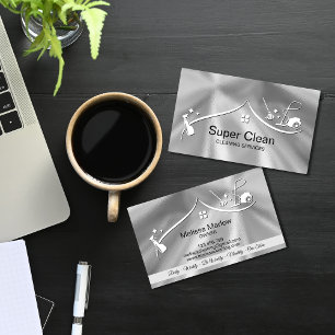 Carte De Visite Services de nettoyage professionnel de maison