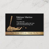 Carte De Visite Services de nettoyage professionnel Maison de nett (Dos)