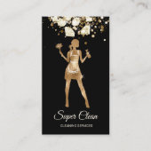 Carte De Visite Services de nettoyage professionnels de la maison  (Devant)