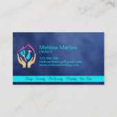 Carte De Visite Services de nettoyage professionnels de la maison  (Dos)