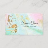 Carte De Visite Services de nettoyage professionnels de la maison  (Devant)