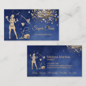 Carte De Visite Services de nettoyage professionnels de la maison  (Devant / Derrière)