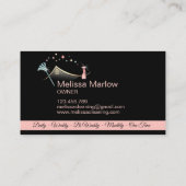 Carte De Visite Services de nettoyage professionnels de la maison  (Dos)