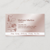 Carte De Visite Services de nettoyage professionnels de la maison  (Dos)