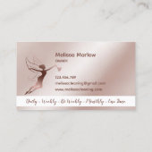 Carte De Visite Services de nettoyage professionnels de la maison  (Dos)