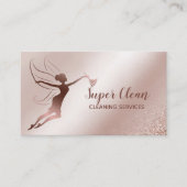 Carte De Visite Services de nettoyage professionnels de la maison  (Devant)