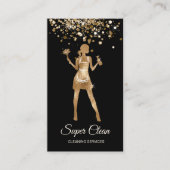 Carte De Visite Services de nettoyage professionnels de la maison  (Devant)