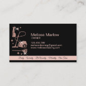 Carte De Visite Services de nettoyage professionnels de la maison  (Dos)