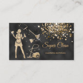 Carte De Visite Services de nettoyage professionnels de la maison  (Devant)