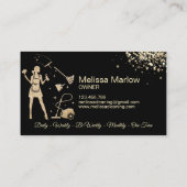 Carte De Visite Services de nettoyage professionnels de la maison (Dos)