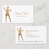 Carte De Visite Services de nettoyage professionnels de la maison  (Devant / Derrière)