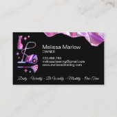 Carte De Visite Services de nettoyage professionnels de la maison  (Dos)