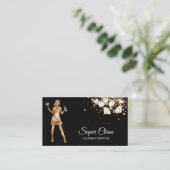 Carte De Visite Services de nettoyage professionnels de la maison  (Debout devant)