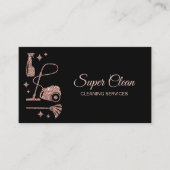 Carte De Visite Services de nettoyage professionnels de la maison  (Devant)