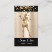 Carte De Visite Services de nettoyage professionnels de la maison  (Devant)