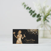 Carte De Visite Services de nettoyage professionnels de la maison  (Debout devant)