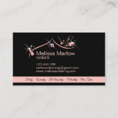 Carte De Visite Services de nettoyage professionnels de la maison  (Dos)