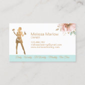 Carte De Visite Services de nettoyage professionnels de la maison  (Dos)