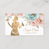 Carte De Visite Services de nettoyage professionnels de la maison  (Devant)