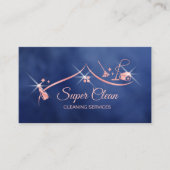 Carte De Visite Services de nettoyage professionnels de la maison  (Devant)