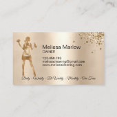 Carte De Visite Services de nettoyage professionnels de la maison  (Dos)