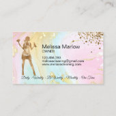 Carte De Visite Services de nettoyage professionnels de la maison  (Dos)