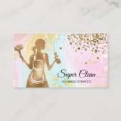 Carte De Visite Services de nettoyage professionnels de la maison  (Devant)