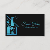 Carte De Visite Services de nettoyage professionnels de la maison  (Devant)