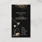 Carte De Visite Services de nettoyage professionnels de la maison  (Dos)