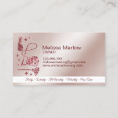 Carte De Visite Services de nettoyage professionnels de la maison (Dos)