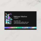 Carte De Visite Services de nettoyage professionnels femme de ména (Dos)
