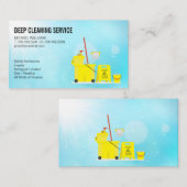 Carte De Visite Services de nettoyage | Saut de magasin | Nettoyeu (Devant / Derrière)