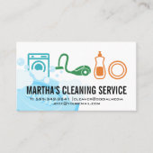 Carte De Visite Services de nettoyage | Savon (Devant)