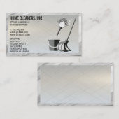 Carte De Visite Services de nettoyage | Service de ménage | Bordur (Devant / Derrière)