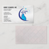 Carte De Visite Services de nettoyage | Service de ménage | Boutei (Devant / Derrière)