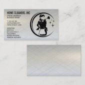 Carte De Visite Services de nettoyage | Service de ménage | Busine (Devant / Derrière)