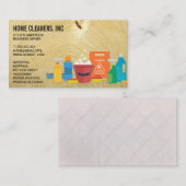 Carte De Visite Services de nettoyage | Service de ménage | Grain (Devant / Derrière)