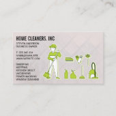 Carte De Visite Services de nettoyage | Service de ménage | Nettoy (Devant)