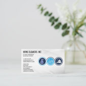 Carte De Visite Services de nettoyage | Service de ménage | Saniti (Debout devant)