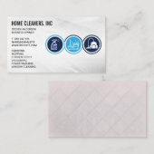 Carte De Visite Services de nettoyage | Service de ménage | Saniti (Devant / Derrière)