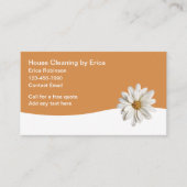 Carte De Visite Services de nettoyage simple et tendance (Devant)