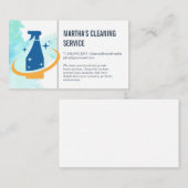 Carte De Visite Services de nettoyage | Spray (Devant / Derrière)