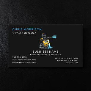 Carte De Visite Services de nettoyeur haute pression