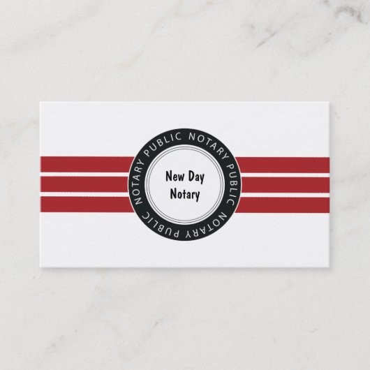 Carte De Visite Services de notaire (Devant)