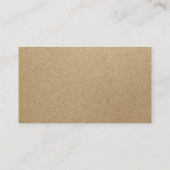 Carte De Visite Services de paquet et de bateau (Dos)