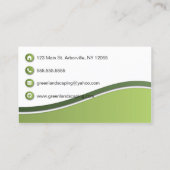 Carte De Visite Services de paysage (Dos)